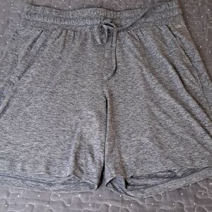 Zuda blue drawstring shorts size medium petite